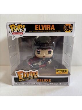 Funko Pop Deluxe Elvira 894 Hot Topic Exclusive Vinyl Figure Horror